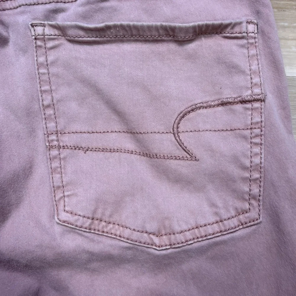 American Eagle Outfitters Women's Pink Jegging Pants Jeans Size 12